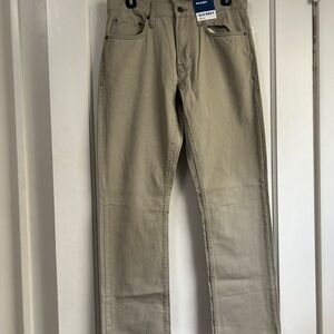 NWT!! Old Navy Men's Tan Slim Straight Jeans - Size 30 x 32